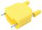 MC-DPPK9-YELLOW-K - Backshell for DE, 9 Way, Yellow Nylon