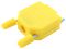 MC-DPPK9-YELLOW-K - Backshell for DE, 9 Way, Yellow Nylon