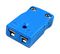 AM-T-LCF - ANSI Miniature Inline Thermocouple Socket, Blue, T Type