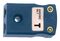 AM-T-LCF - ANSI Miniature Inline Thermocouple Socket, Blue, T Type