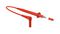 66.9008-100-22 - 20A Red 4mm Right Angle Banana Plug to Probe Test Lead - 0.1m