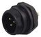 FM686803 - Circular Waterproof Plug, Female Housing, 3 Way, IP68, Panel Mount