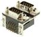178-025-613R571 - Right Angle Stacked Dual Ports D-Sub Plug Connector, PCB Mount, 25 Way