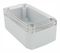 CSACTT001 - IP54 ABS Enclosure with Transparent Polycarbonate Lid - 90x50x35mm