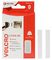 VEL-EC60210 - VELCRO® Brand White Stick On Hook & Loop Tape - White 20mm x 1m