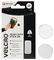 VEL-EC60249 - VELCRO® Brand Heavy Duty Stick On Hook & Loop Coins 45mm White - Pack of 6