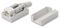 SILWH - Cat6 Inline RJ45 Socket, White