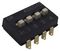 1825058-7 - 4 Pole DIP / SIP Slide Piano Switch, SPST, 24V DC, 100mA