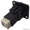 CP30209N - USB 2.0 A to B Feedthrough Panel Mount Connector, CSK hole, Black Plastic XLR Frame