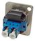 CP30213M - LC Duplex SM Feedthrough Panel Mount Connector, Silver Metal XLR Frame