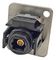 CP30217M - TOSLink EIAJ Optical Fibre Feedthrough Panel Mount Connector, Silver Metal XLR Frame