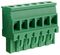 CTBP92VJ/6R - 5.08mm Vertical / Reversed Pluggable Terminal Block, 6-Pole, 15A
