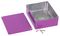1590BBSPR - IP54 Purple Stomp Box Aluminium Instrument Enclosure - 120x94x42mm