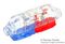 2213600-6 - Coolsplice, Quick Connector, 14/16 to 16/18 AWG, Blue/Red