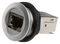 09454521560 - Adaptor, RJ45, Cat6, Panel