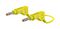 66.9407-050-24 - Stackable Banana Plug to Plug Test Lead, 4mm, 600V, 32A, 500mm, Yellow