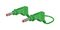 66.9407-050-25 - Stackable Banana Plug to Plug Test Lead, 4mm, 600V, 32A, 500mm, Green