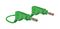 66.9407-050-25 - Stackable Banana Plug to Plug Test Lead, 4mm, 600V, 32A, 500mm, Green