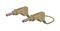66.9407-050-27 - Stackable Banana Plug to Plug Test Lead, 4mm, 600V, 32A, 500mm, Brown
