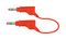 66.9407-100-22 - Stackable Banana Plug to Plug Test Lead, 4mm, 600V, 32A, 1m, Red