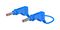 66.9407-200-23 - Stackable Banana Plug to Plug Test Lead, 4mm, 600V, 32A, 2m, Blue