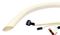 PP001456 - Fireproof Sleeving, Fibreglass / Silicone, White, 5mm, 100m