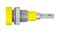 23.0030-24 - 2mm Banana Test Socket Connector, Panel Mount, 60V DC, 10A, 6.4mm, Yellow