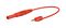 28.0012-015-22 - 4mm Banana Socket to Stackable 2mm Banana Plug Lead, 30V/60V, 10A, Red