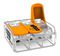 221-613 - 3 Pole Terminal Block / Splicing Connector with Lever Lock, 6mm, 450V, 41A