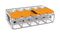 221-615 - 5 Pole Terminal Block / Splicing Connector with Lever Lock, 6mm, 450V, 41A