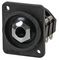 CP303080X - Panel Mount 6.35mm Stereo Jack Socket, Plain Holes