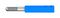 24.0163-23 - Plug Adaptor, 4mm, 1kV, 25A, Blue
