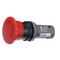 1SFA619550R1051 - Emergency Stop Push Button Switch, DPST-NC, Twist to Release, 1.5A, 127V AC