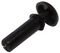 SR 3045B - 7.7mm x 6.4mm Nylon Snap Rivet, Black 100 Pack