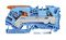 2106-1204 - 2 Conductor Through DIN Rail Terminal Block, Lever Push In Cage Clamp, Open Tool Slots, 35mm DIN Rail, 8AWG to 20AWG, 800V AC, 4