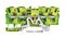 2204-1407 - 4 Conductor Ground Terminal Block with Push Button Cage Clamp and Test Port, 20AWG to 10AWG, DIN Rail 35mm, Green