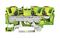 2206-1307 - 3 Conductor Ground Terminal Block with Push Button and Test Port, 800V, 41A, 20AWG to 8AWG,  Green