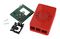 ASM-1900143-61 - Raspberry Pi 4 Case with Power Button, Red