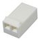 09-50-8021 - 2 Way Crimp Terminal Connector Socket Receptacle House, Friction Ramp, Natural, 3.96mm Pitch