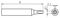 RTM 010 S - Soldering Tip, Bent Chisel, 1mm
