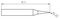 RTP 001 C NW - Soldering Iron Tip, Conical, Not Wettable, 0.1mm