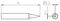 RTP 002 S - Soldering Iron Tip, Chisel, 0.2mm