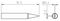 RTP 004 S MS - Soldering Iron Tip, Chisel, MIL-SPEC, 0.4mm