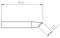 RTP 020 G - Soldering Iron Tip, Gull Wing, 2mm