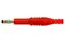 FCR6381R - 4mm Banana Plug with Retractable Shroud, 1000V, 10A, Red