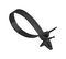 PELB0182 - Push Mount Cable Ties, 120mm x 4.8mm, Black, Pack of 100