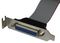PLATE25F16LP - DB25 Female to IDC26 Female Header Slot Plate Adaptor, 400mm