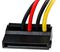 SATAPOWADPL - Molex LP4 Male to Left Angled SATA Female Power Adaptor Lead, 0.15m