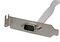 PLATE9M16LP - 9 Pin Serial Male Bracket to 10 Pin Motherboard Header Slot Plate