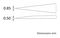 00 SA - 120mm High Precision Tweezers, Straight Pointed Tips